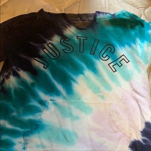 Justice short sweatshirt
